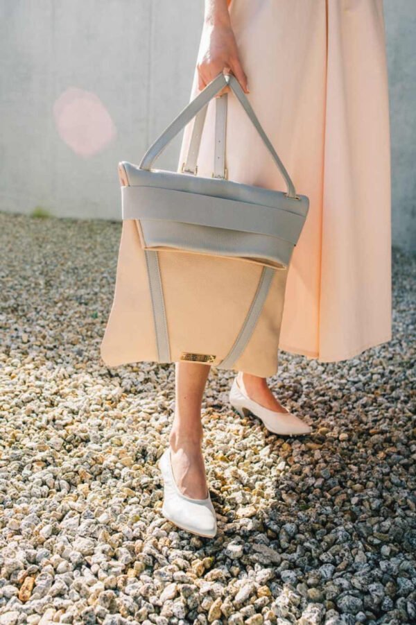 Backpack Grey and Blush